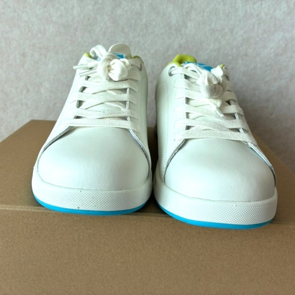 Kuru Roam Bright White Pale Lime Womens 7 Sneakers Orthopedic New in Box - Picture 4 of 9